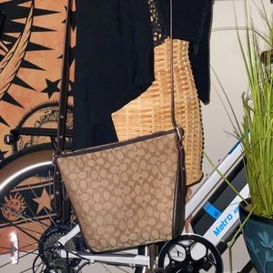 Authentic COACH signature Crossbody